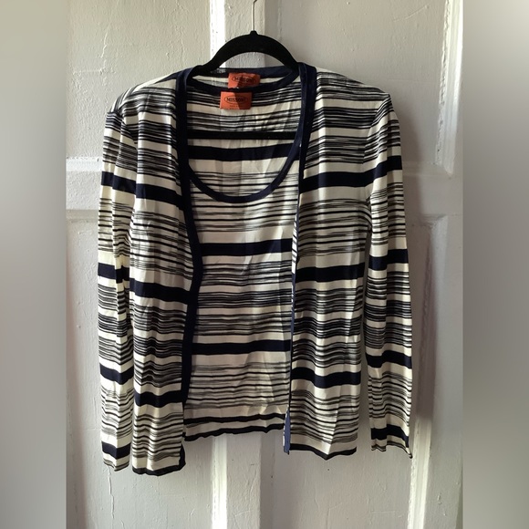 Missoni Tops - Vintage Missoni Ladies Cardigan and Tank Top Set